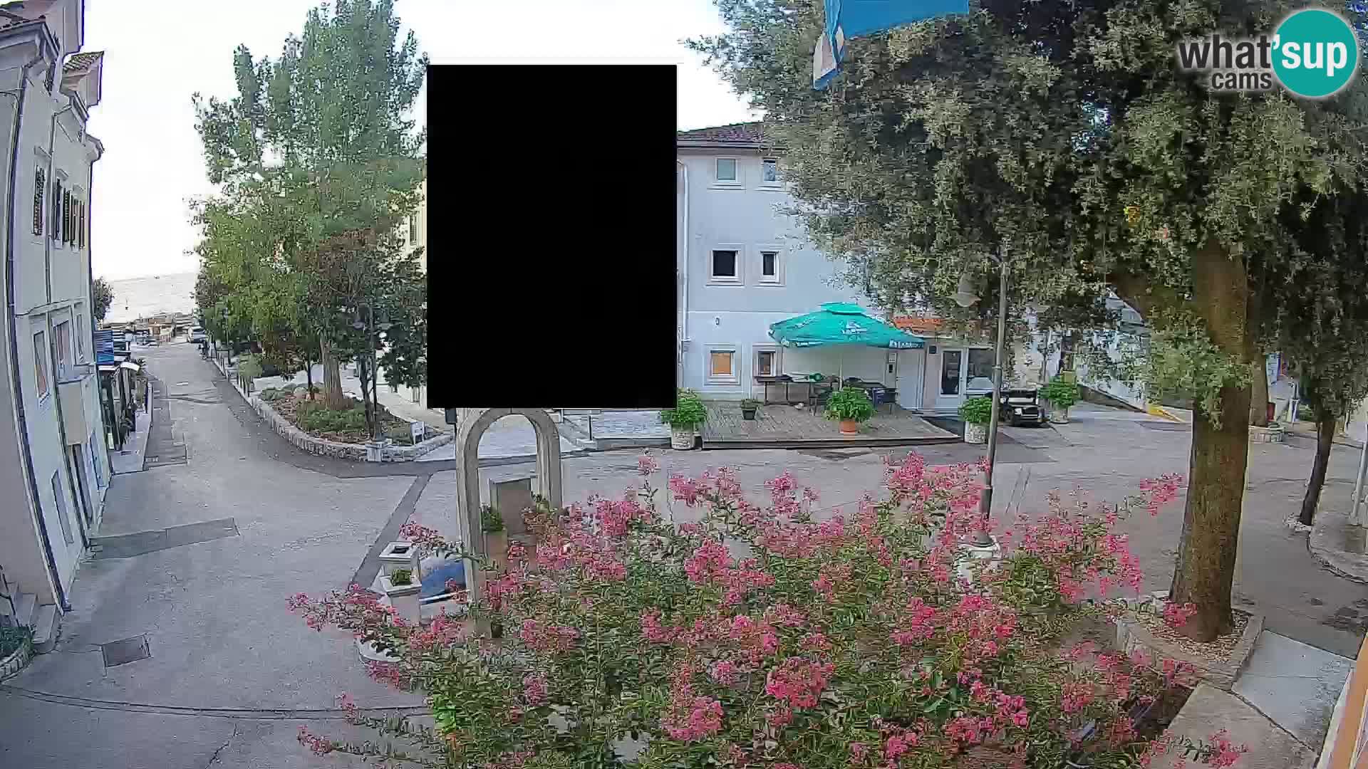 Webcam centre de Mošćenička Draga – Vue en direct du centre-ville