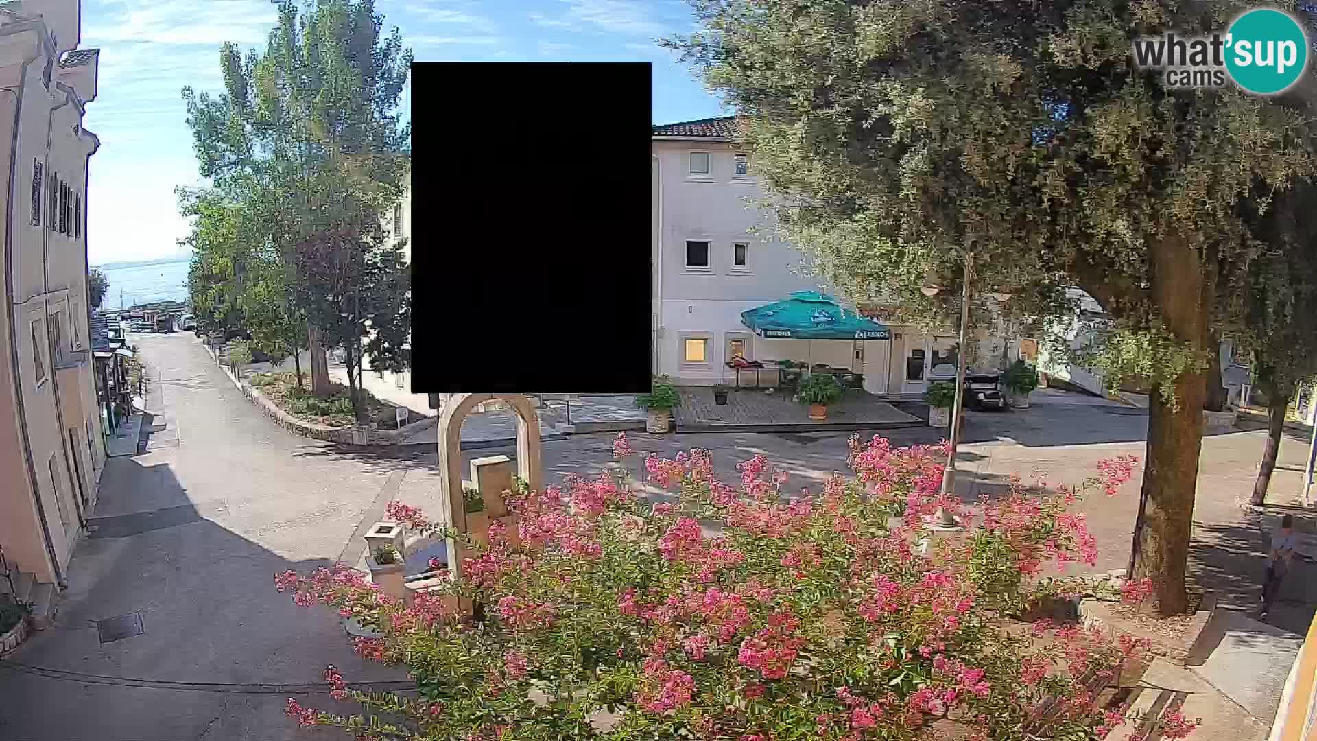 Webcam Centre de Mošćenička Draga – Vue en direct du centre-ville