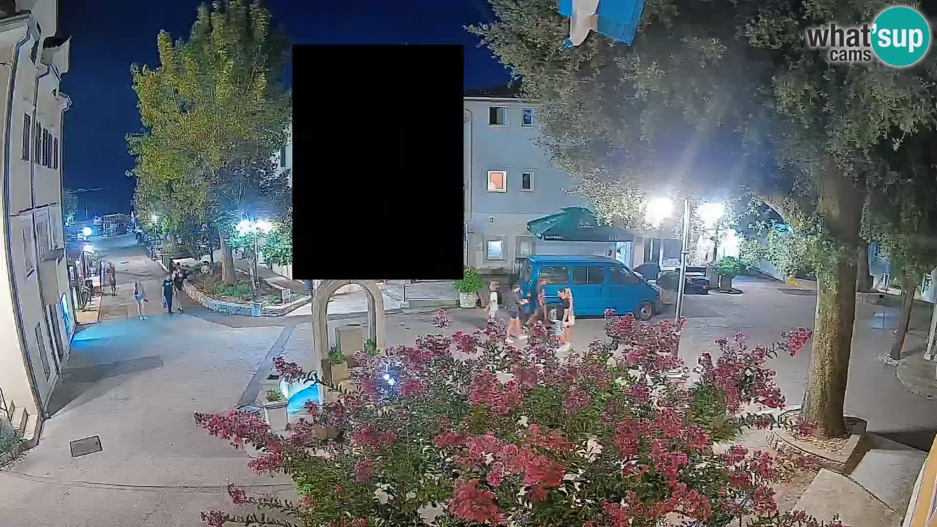 Webcam Mošćenička Draga Center – Live View of the Town Center