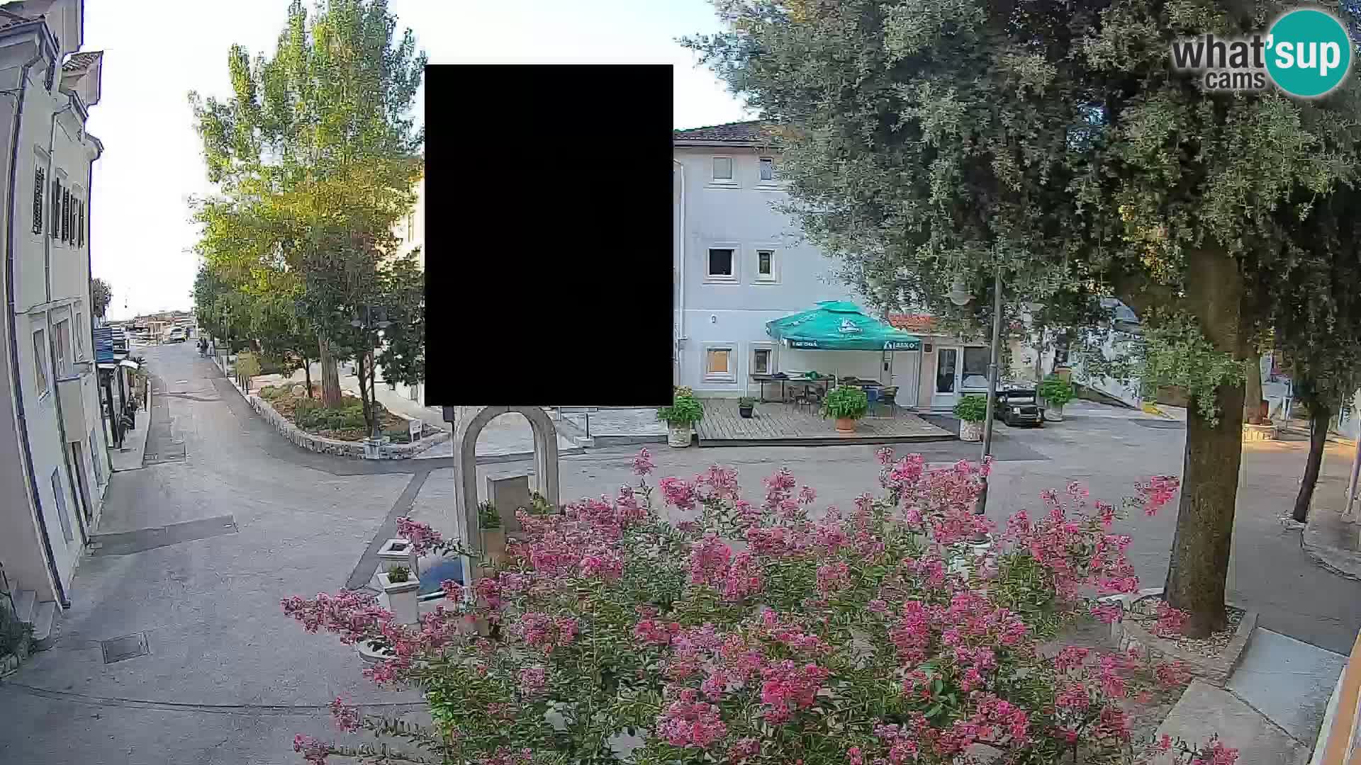 Webcam Mošćenička Draga Center – Live View of the Town Center