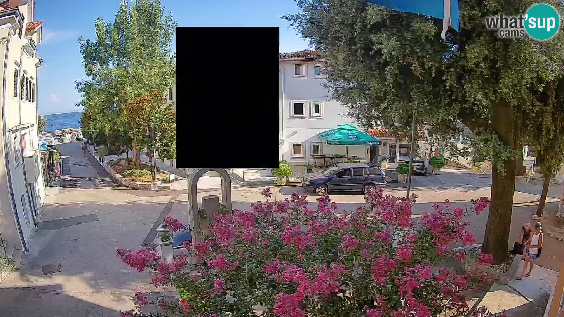 Webcam Mošćenička Draga Zentrum – Liveblick auf das Ortszentrum