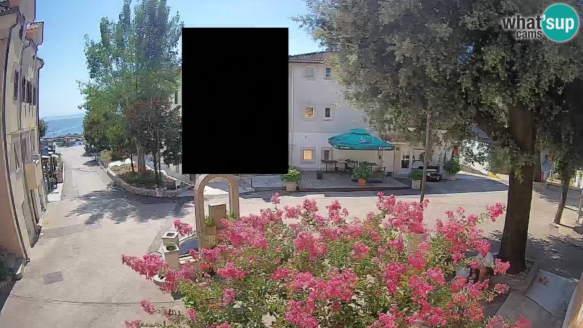 Webcam Mošćenička Draga Zentrum – Liveblick auf das Ortszentrum