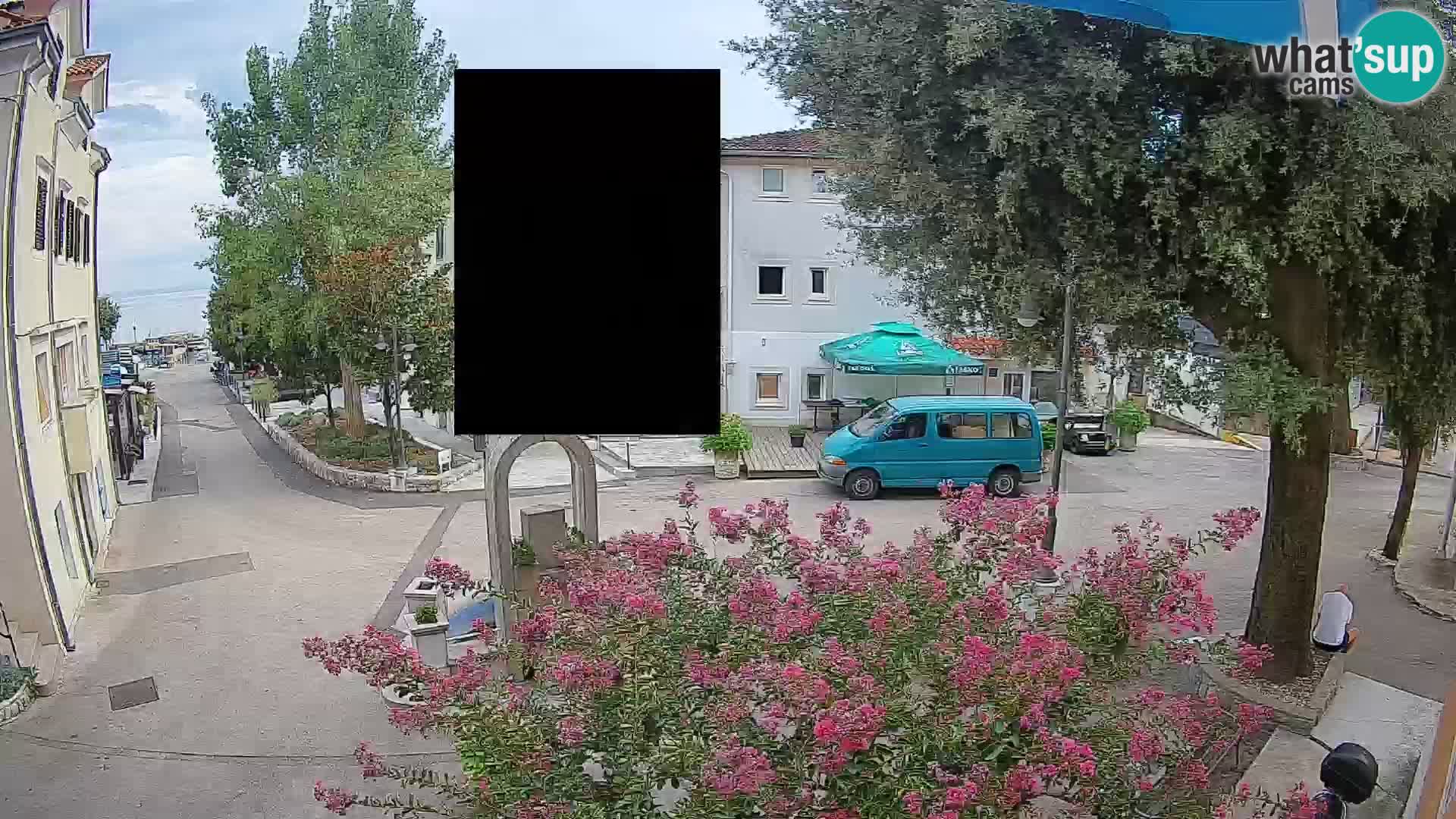 Webcam Mošćenička Draga Zentrum – Liveblick auf das Ortszentrum