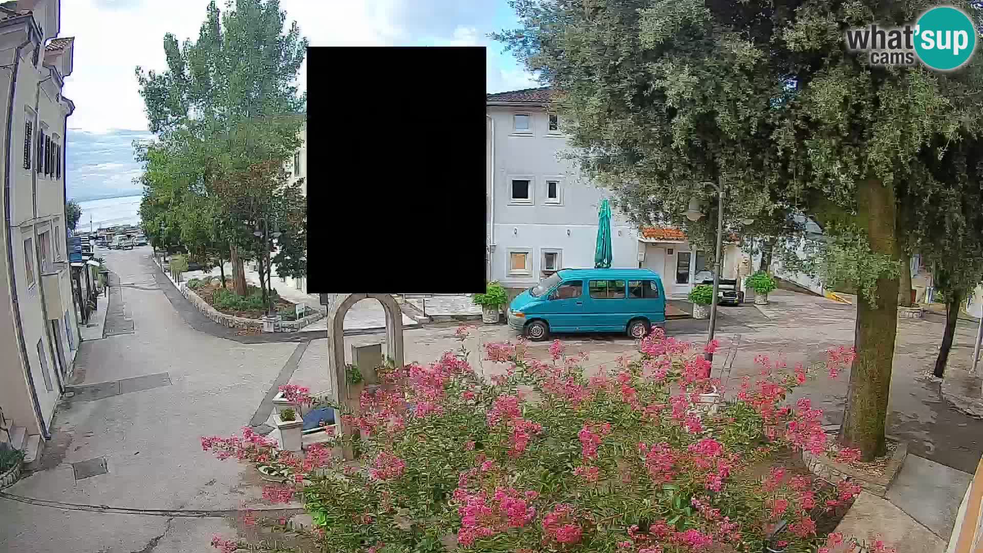 Webcam Centre de Mošćenička Draga – Vue en direct du centre-ville