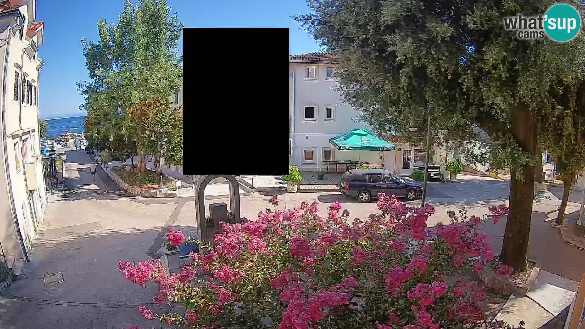 Web kamera centar Mošćeničke Drage – Pogled uživo