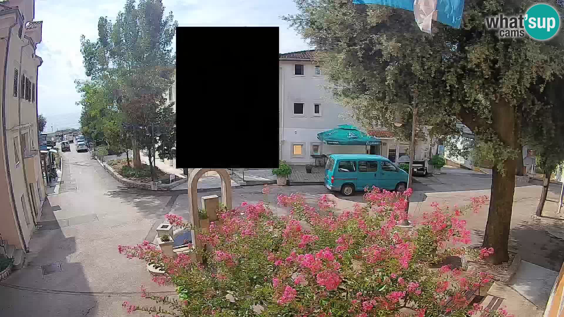 Webcam Mošćenička Draga Zentrum – Liveblick auf das Ortszentrum