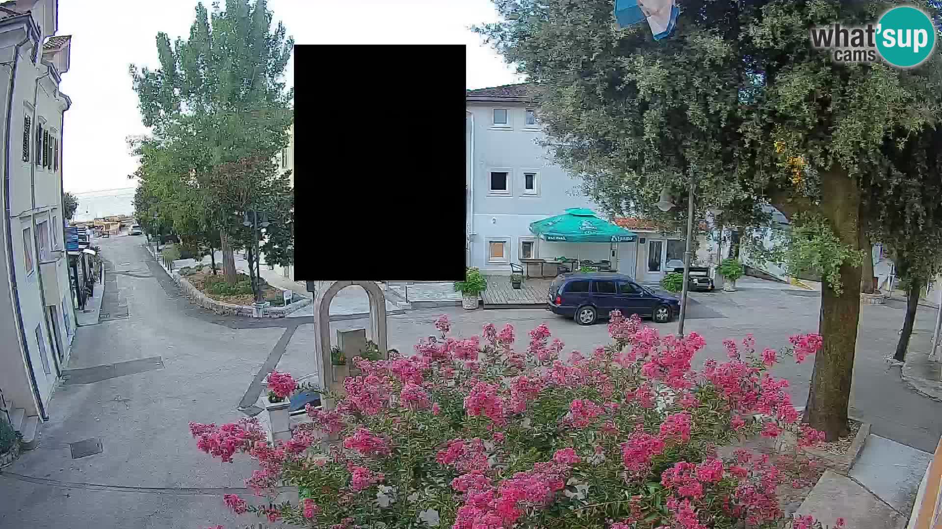 Webcam centre de Mošćenička Draga – Vue en direct du centre-ville