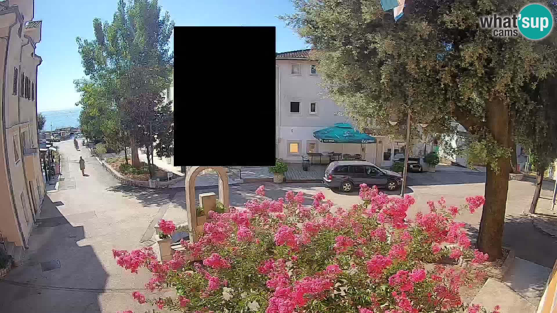 Webcam Centro Draga di Moschiena – Vista live sul centro