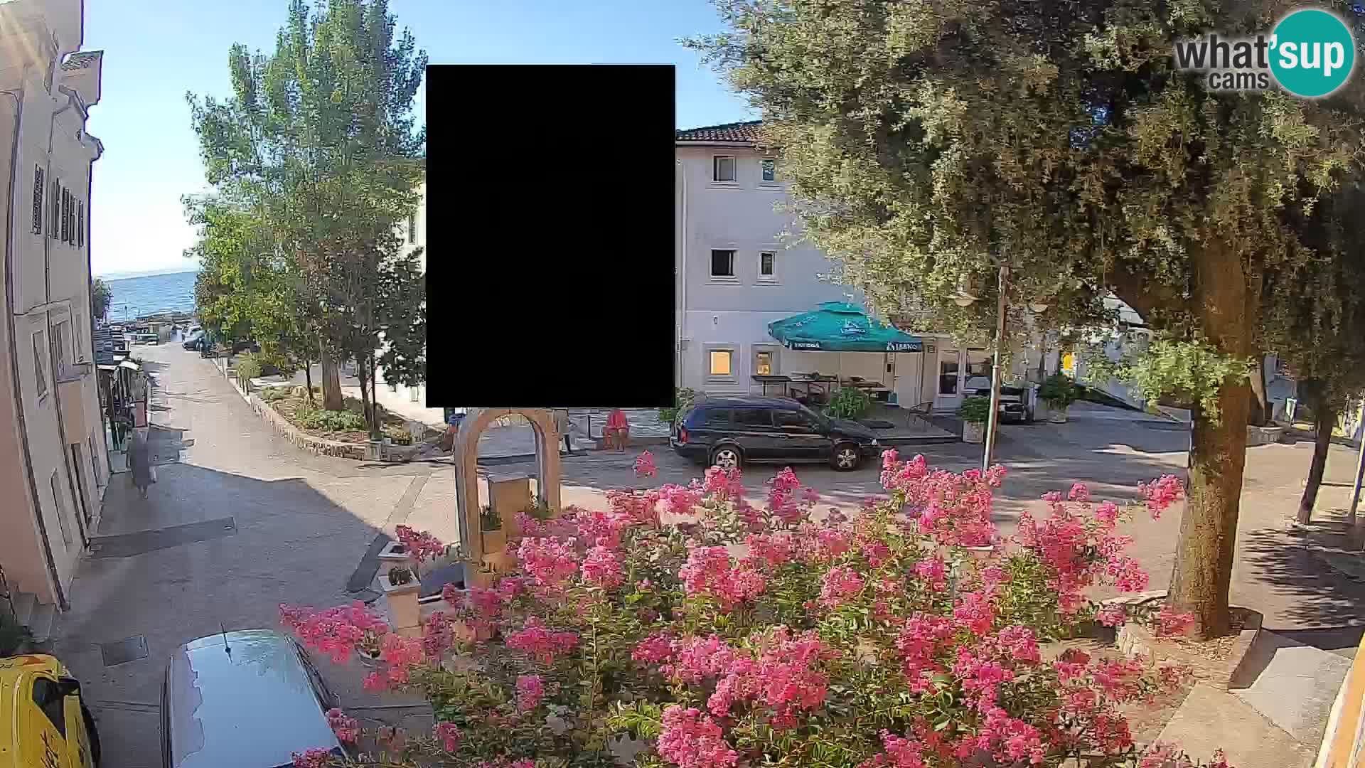 Webcam Mošćenička Draga Zentrum – Liveblick auf das Ortszentrum