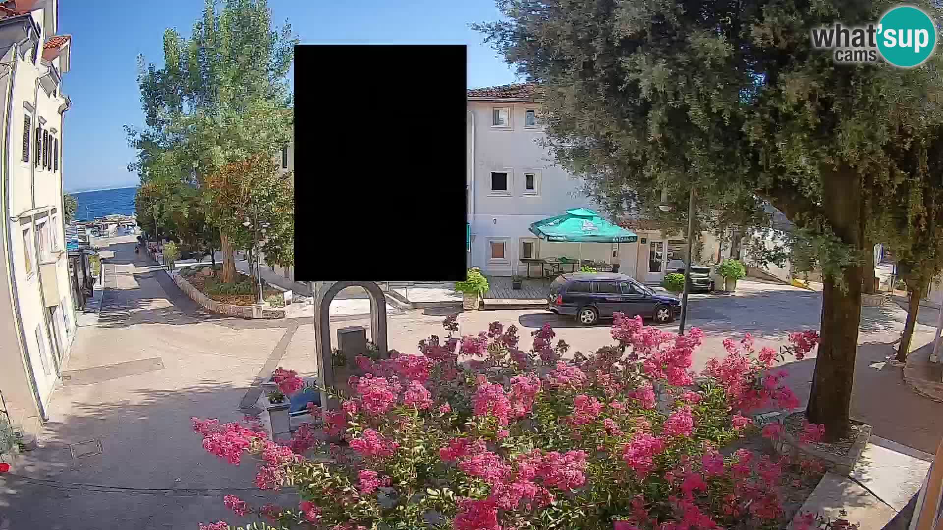Webcam Mošćenička Draga Zentrum – Liveblick auf das Ortszentrum
