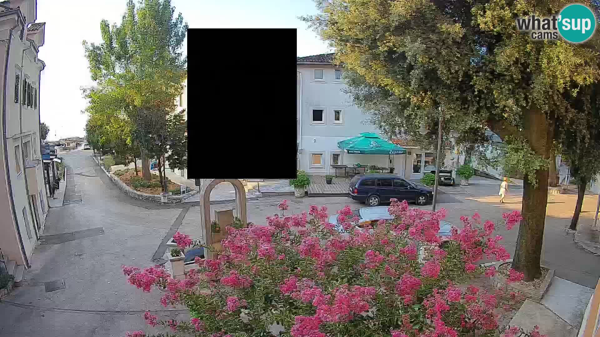 Webcam Mošćenička Draga Center – Live View of the Town Center