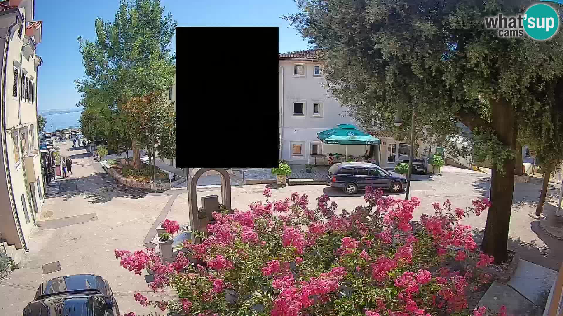 Web kamera centar Mošćeničke Drage – Pogled uživo