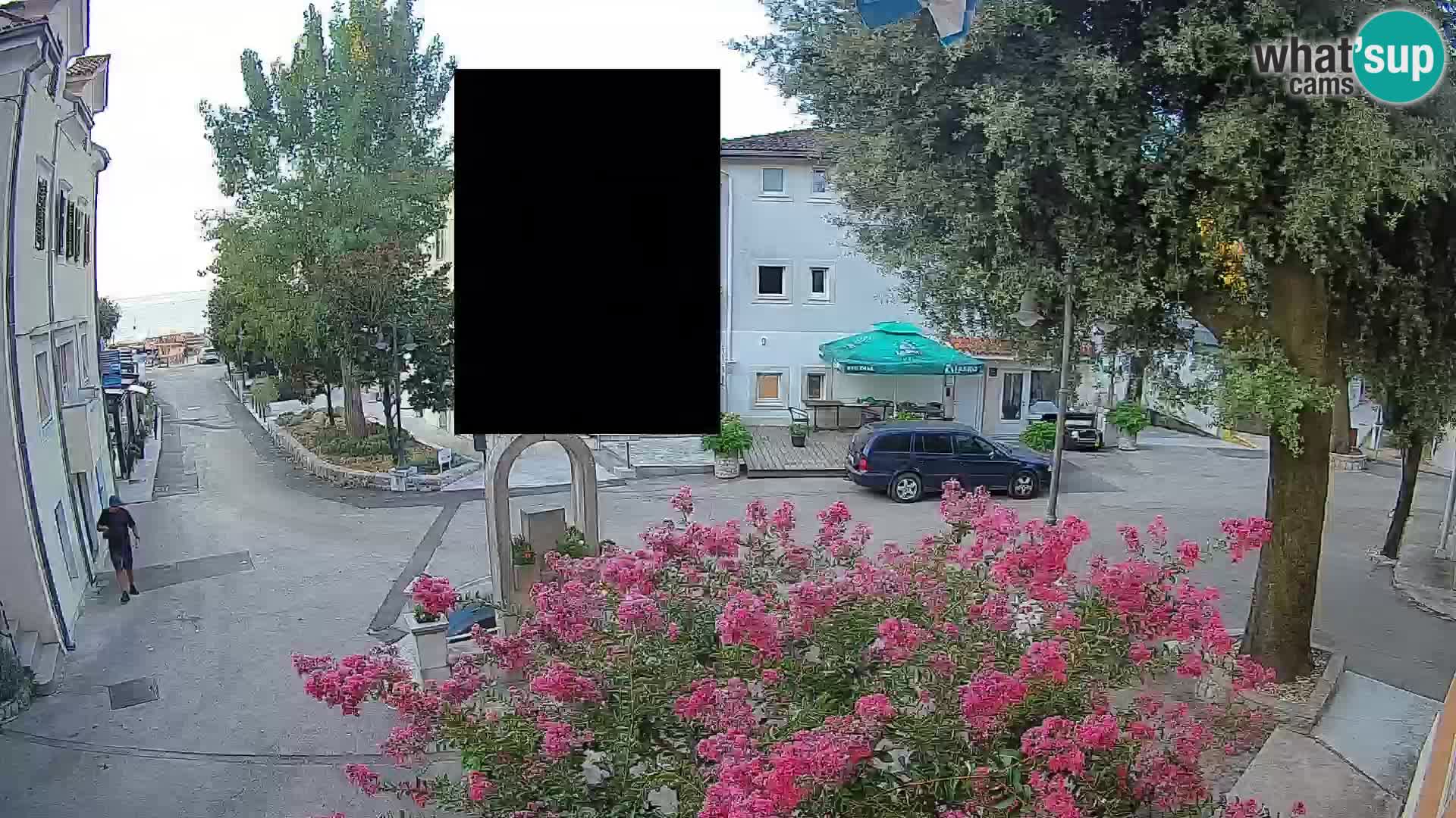 Webcam centre de Mošćenička Draga – Vue en direct du centre-ville