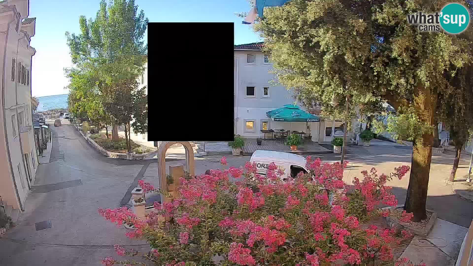 Webcam Centro Draga di Moschiena – Vista live sul centro