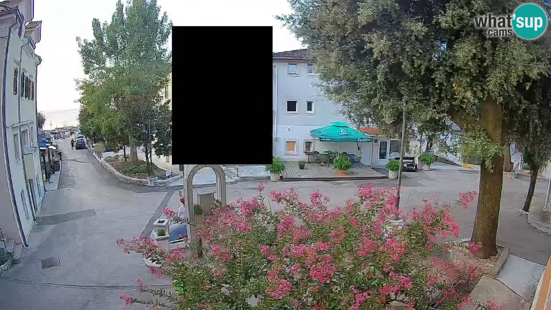 Webcam Centre de Mošćenička Draga – Vue en direct du centre-ville