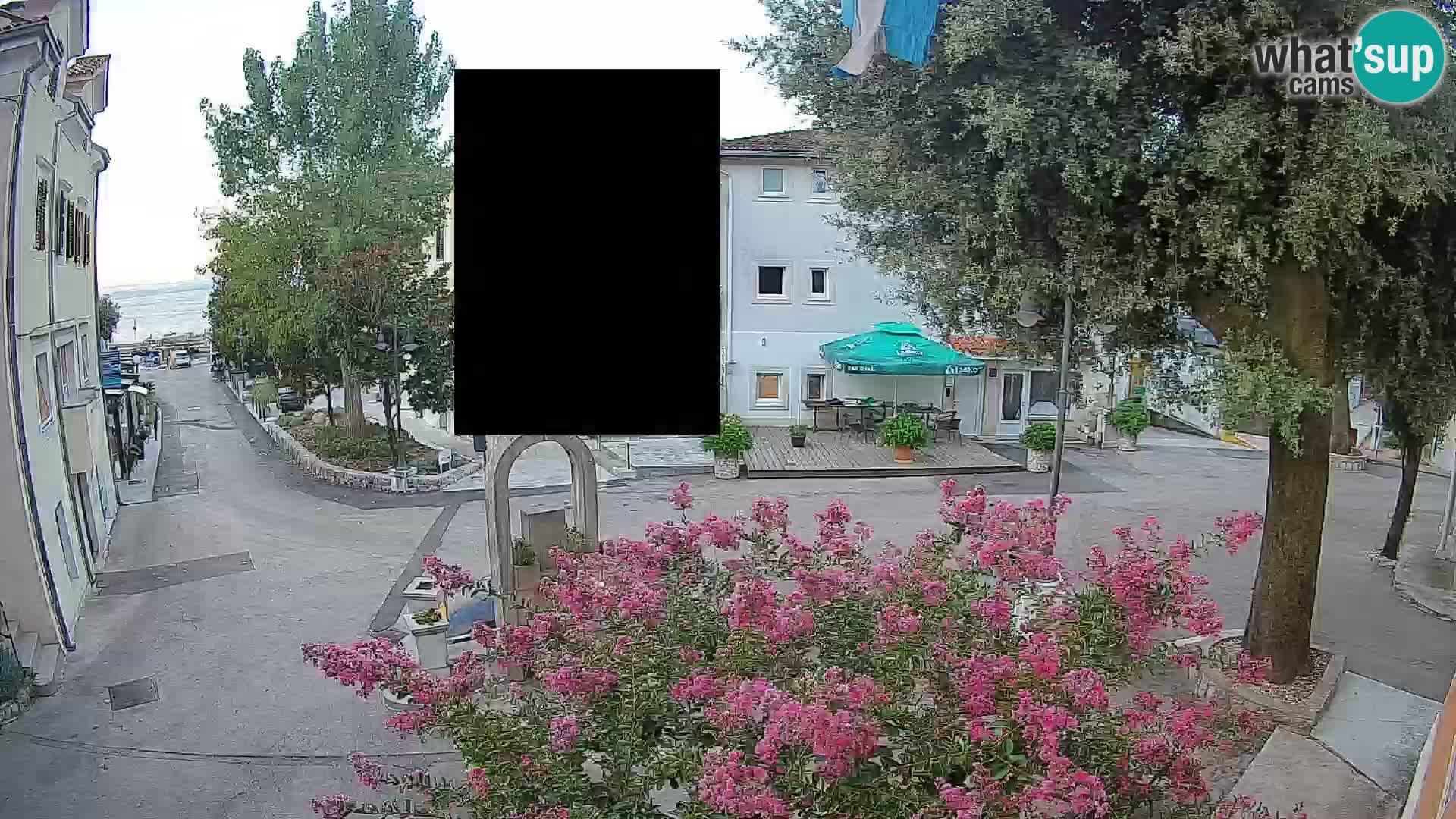 Webcam Mošćenička Draga Zentrum – Liveblick auf das Ortszentrum
