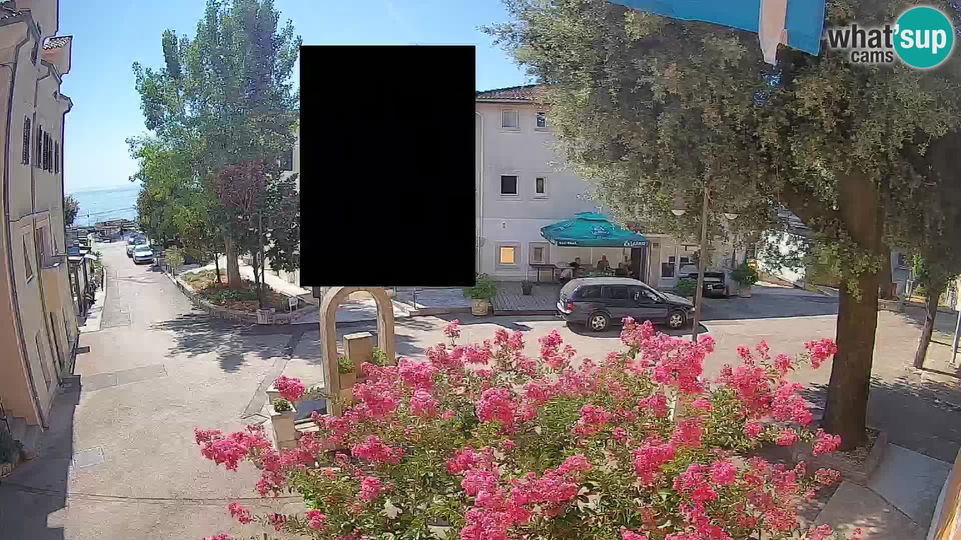 Webcam Centro Draga di Moschiena – Vista live sul centro