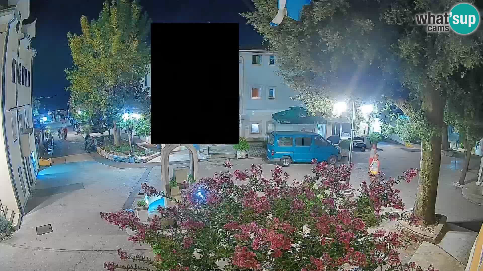 Webcam Centre de Mošćenička Draga – Vue en direct du centre-ville