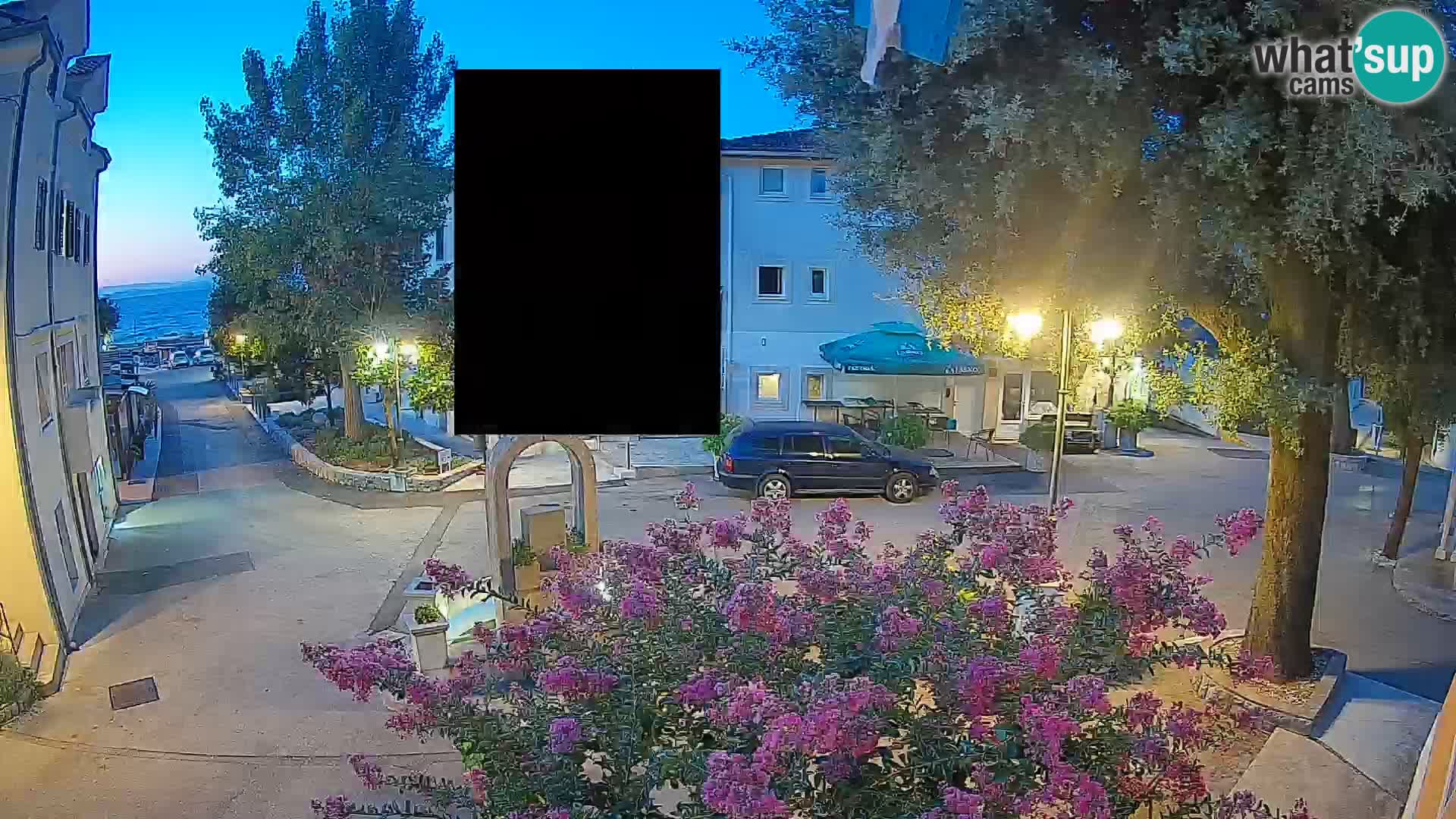 Webcam Mošćenička Draga Center – Live View of the Town Center