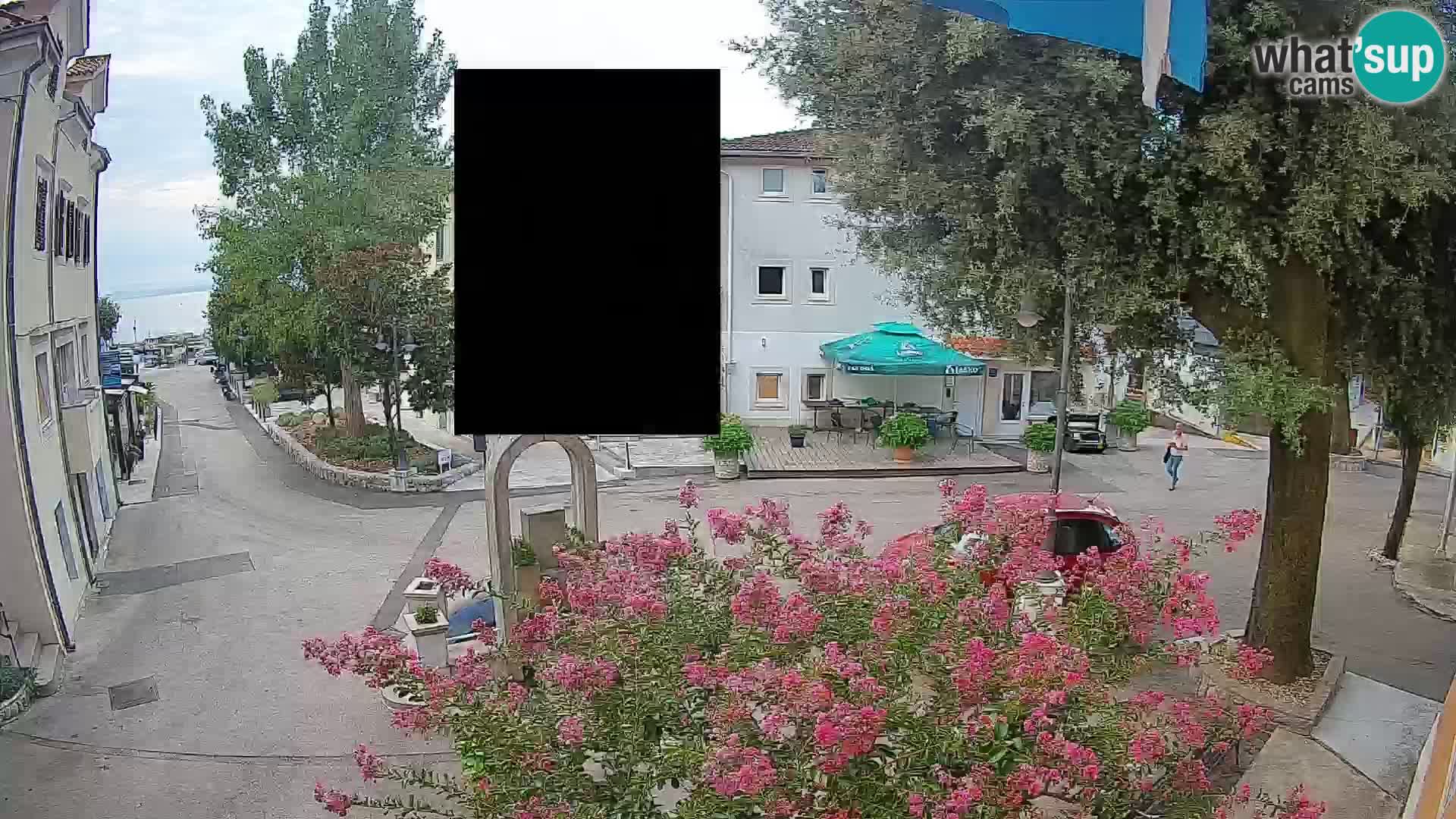 Webcam Mošćenička Draga Zentrum – Liveblick auf das Ortszentrum