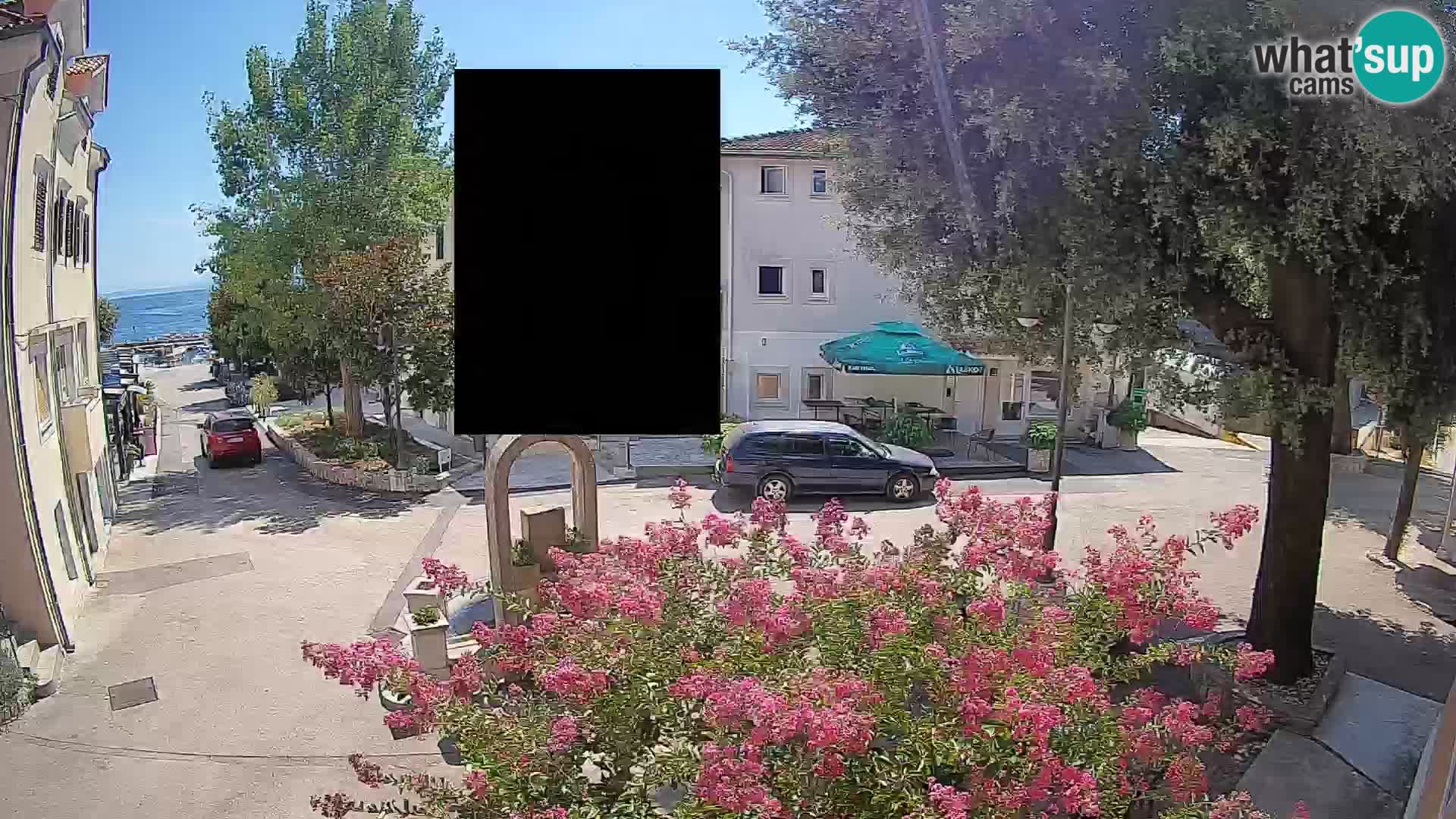 Webcam Mošćenička Draga Zentrum – Liveblick auf das Ortszentrum