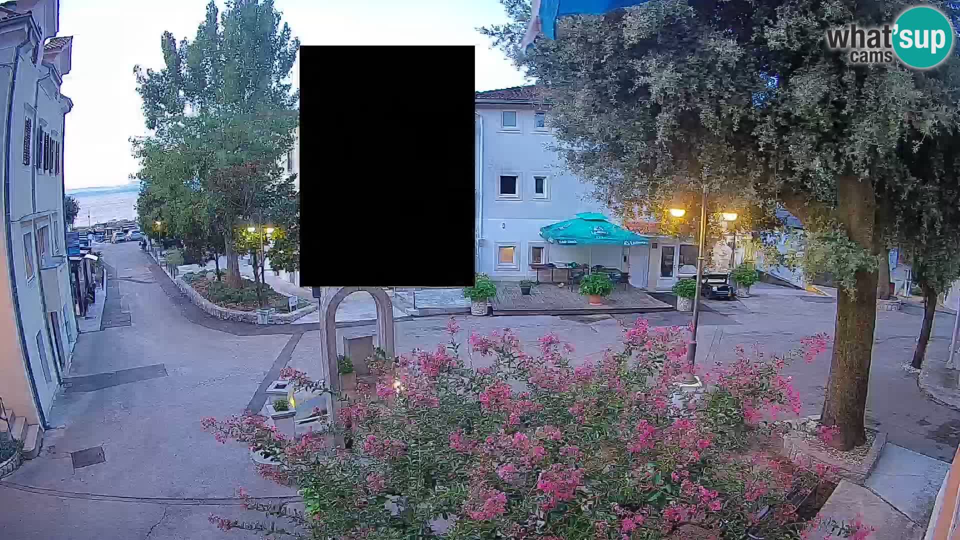 Webcam Centre de Mošćenička Draga – Vue en direct du centre-ville