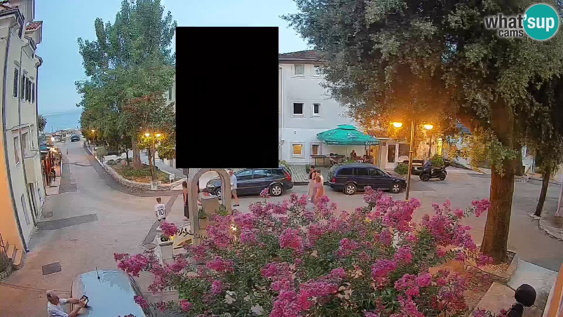 Webcam Centre de Mošćenička Draga – Vue en direct du centre-ville