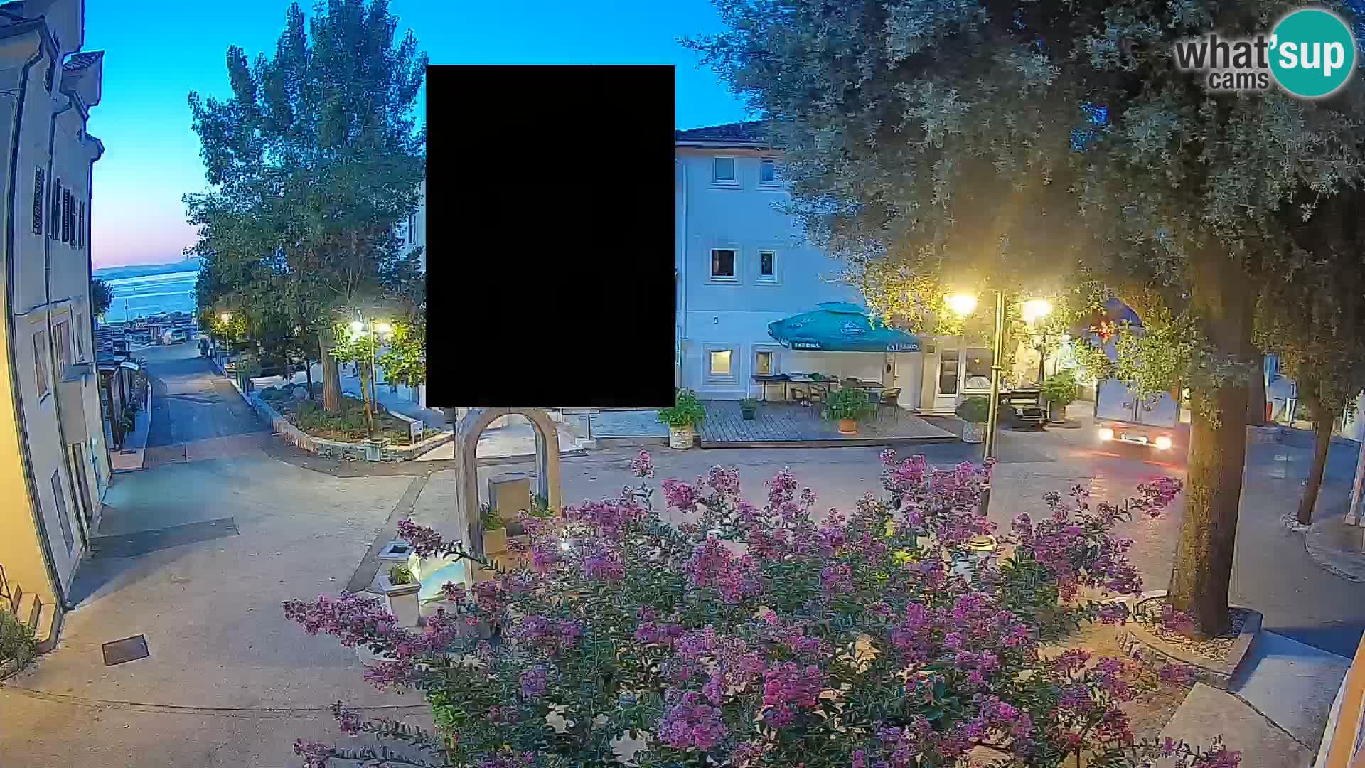 Webcam Centre de Mošćenička Draga – Vue en direct du centre-ville