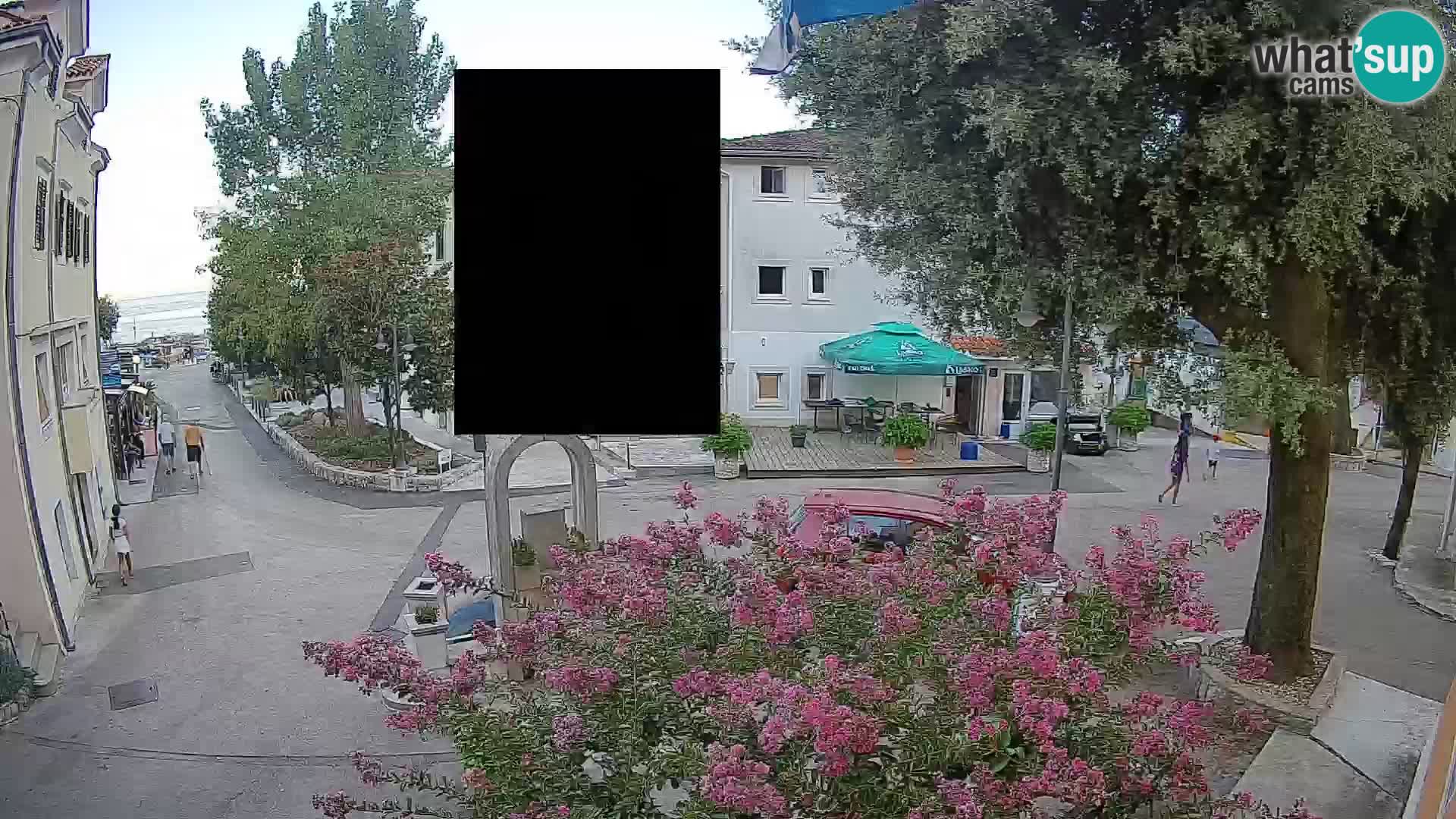 Webcam Centro Draga di Moschiena – Vista live sul centro