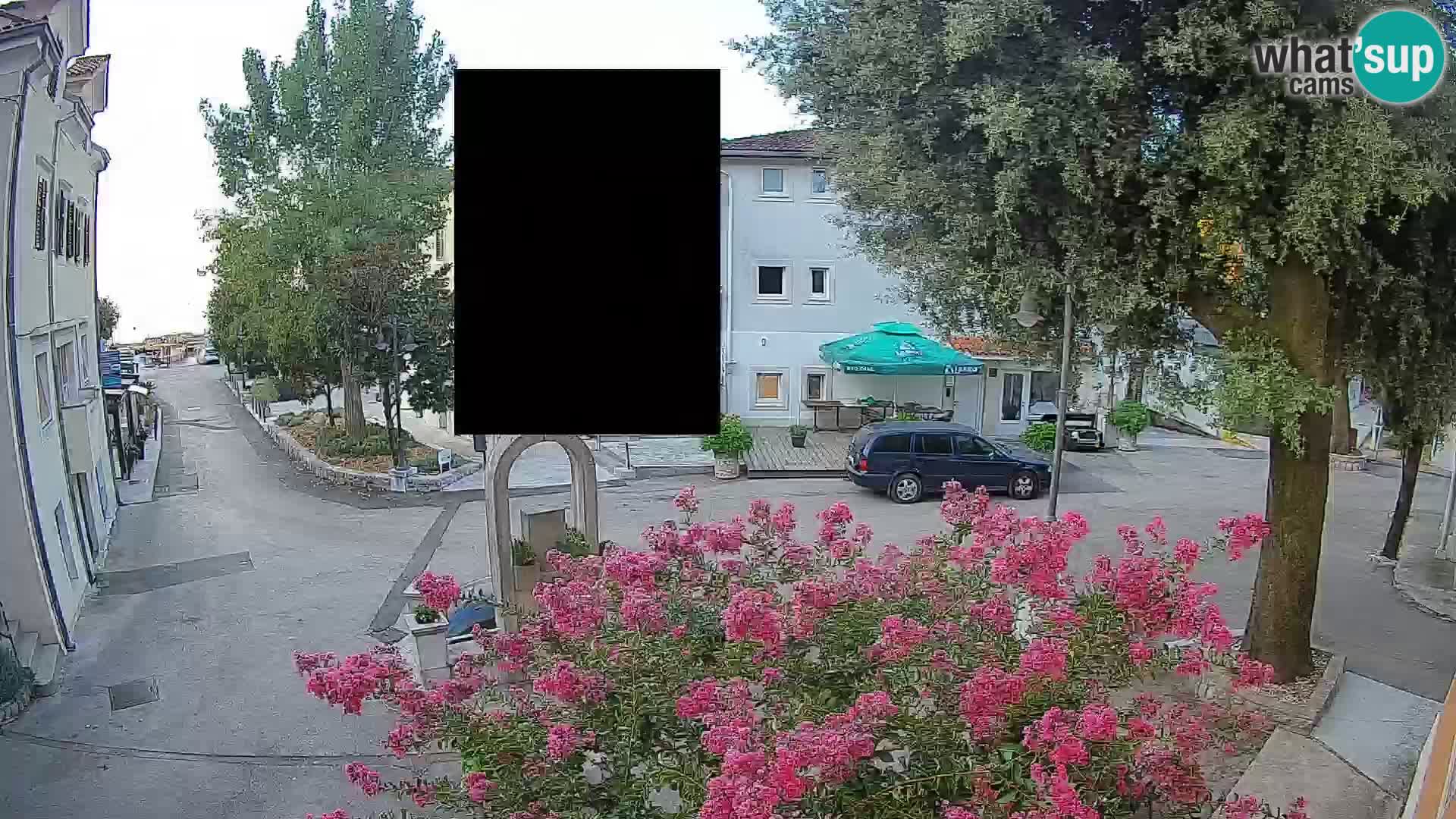 Webcam Mošćenička Draga Center – Live View of the Town Center
