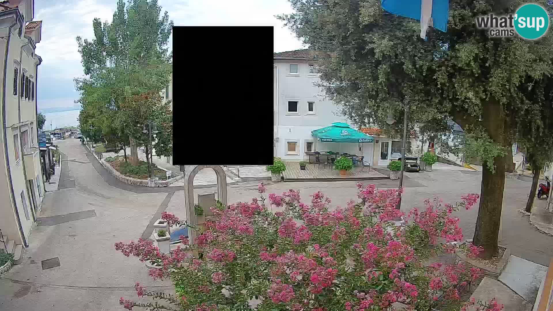 Webcam centre de Mošćenička Draga – Vue en direct du centre-ville