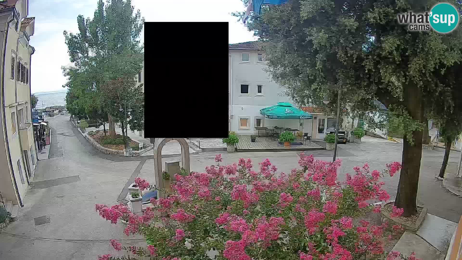 Webcam Mošćenička Draga Zentrum – Liveblick auf das Ortszentrum