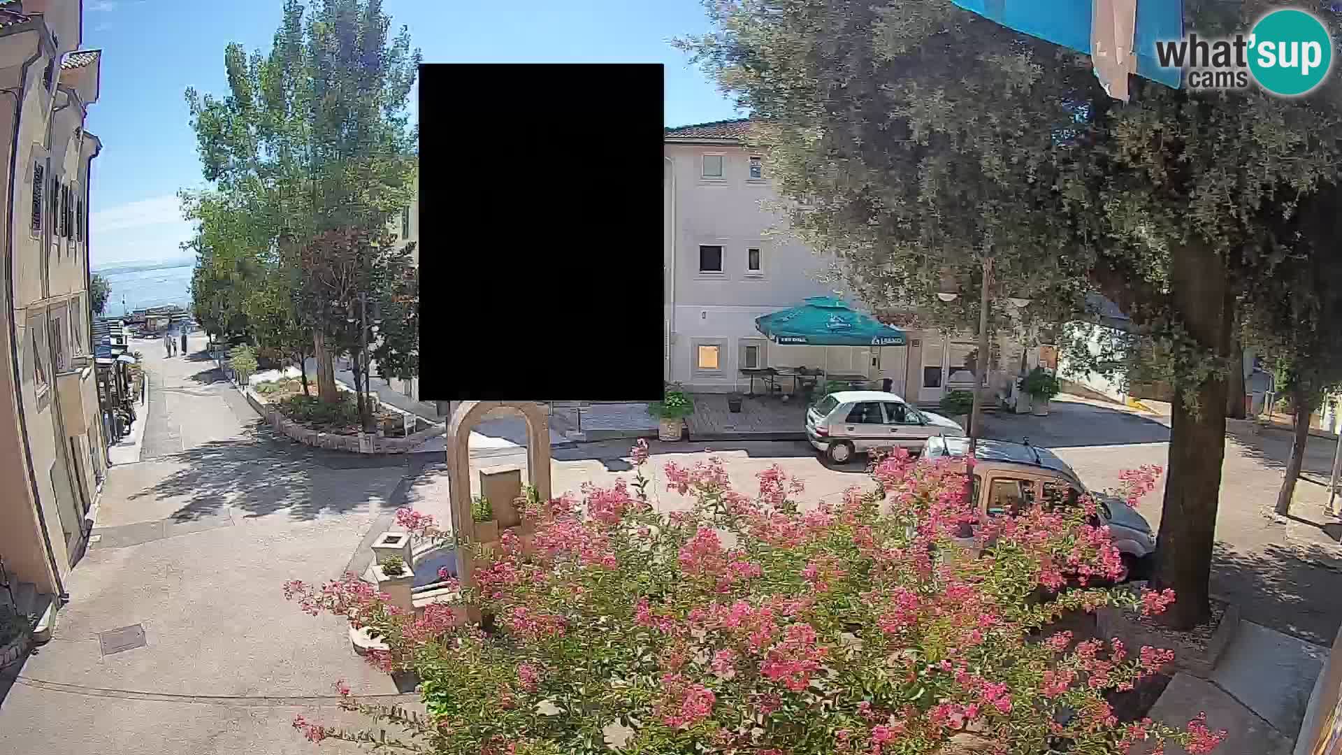Webcam Mošćenička Draga Center – Live View of the Town Center