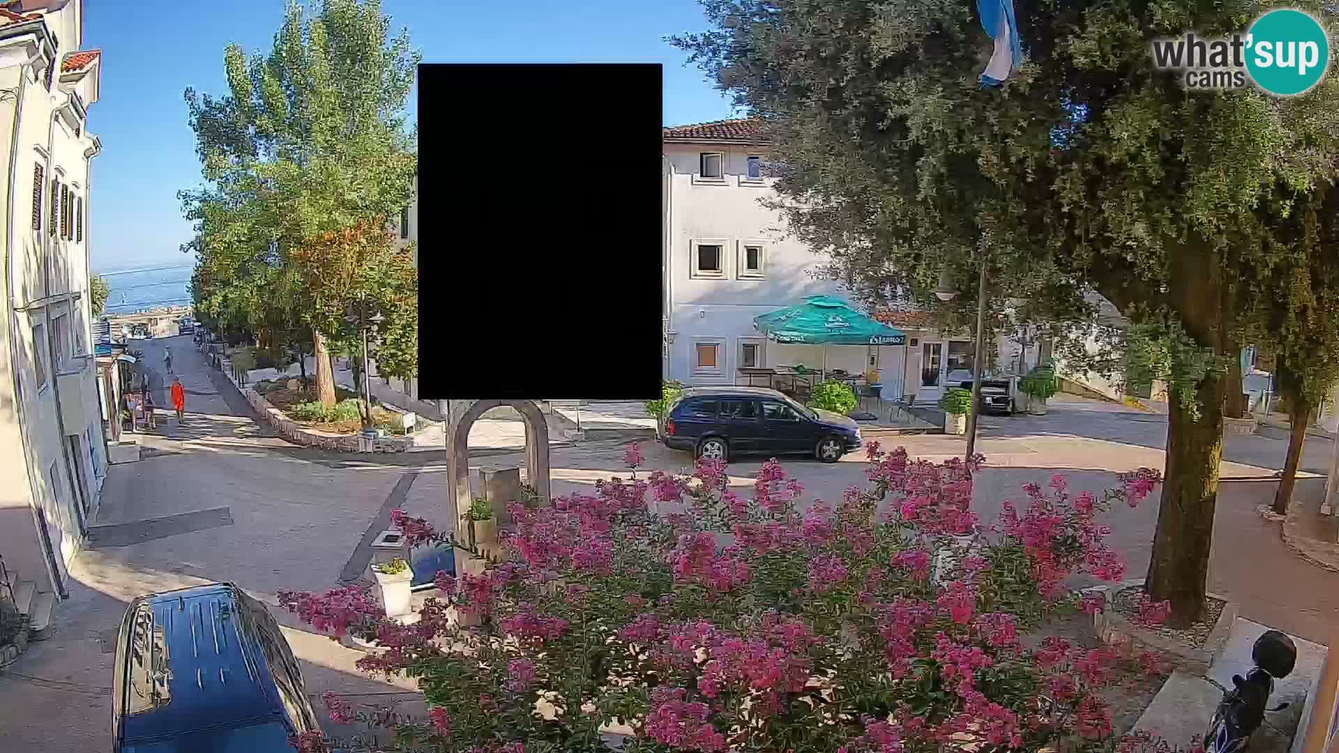 Webcam Mošćenička Draga Zentrum – Liveblick auf das Ortszentrum
