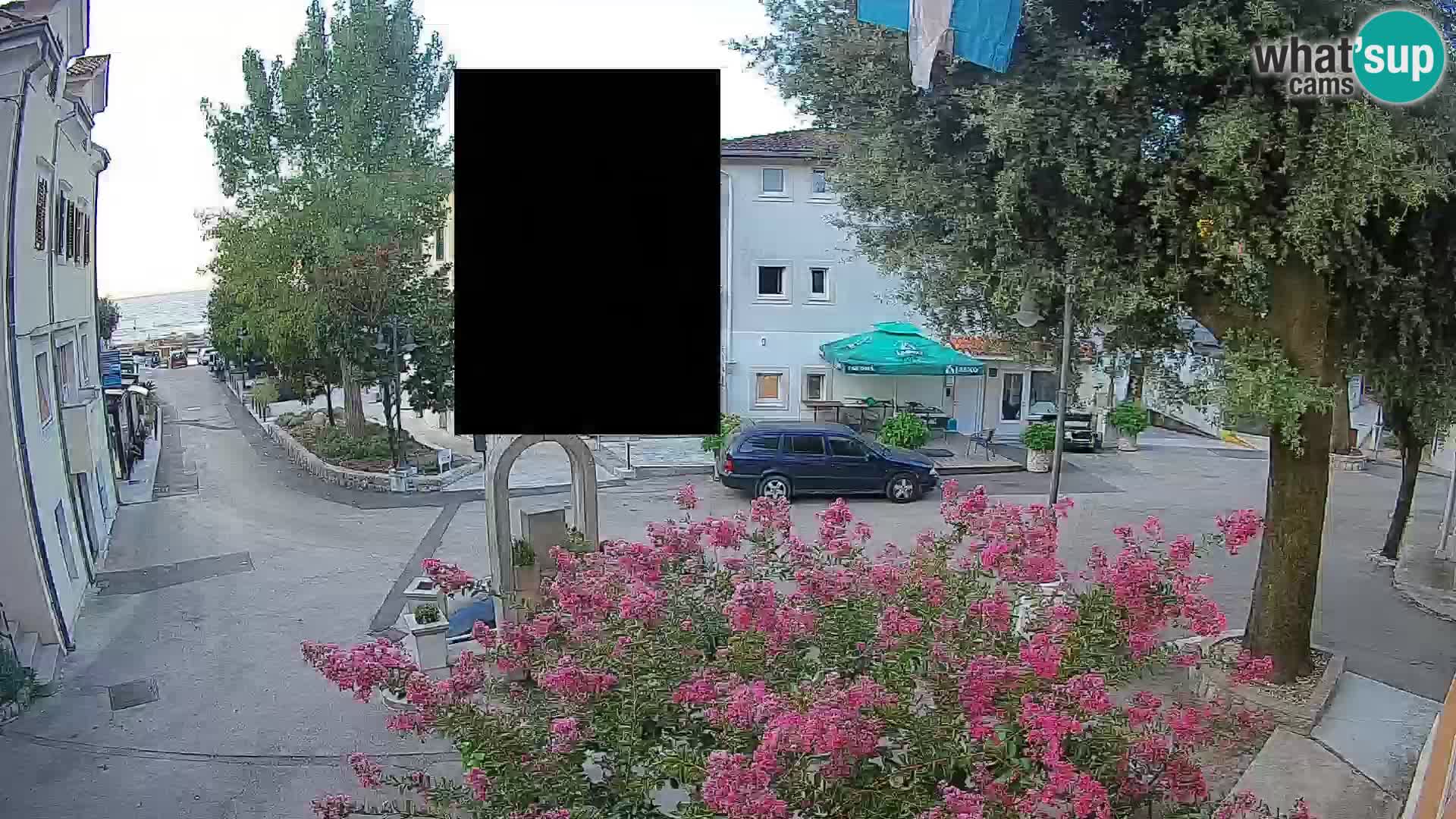Webcam Mošćenička Draga Zentrum – Liveblick auf das Ortszentrum