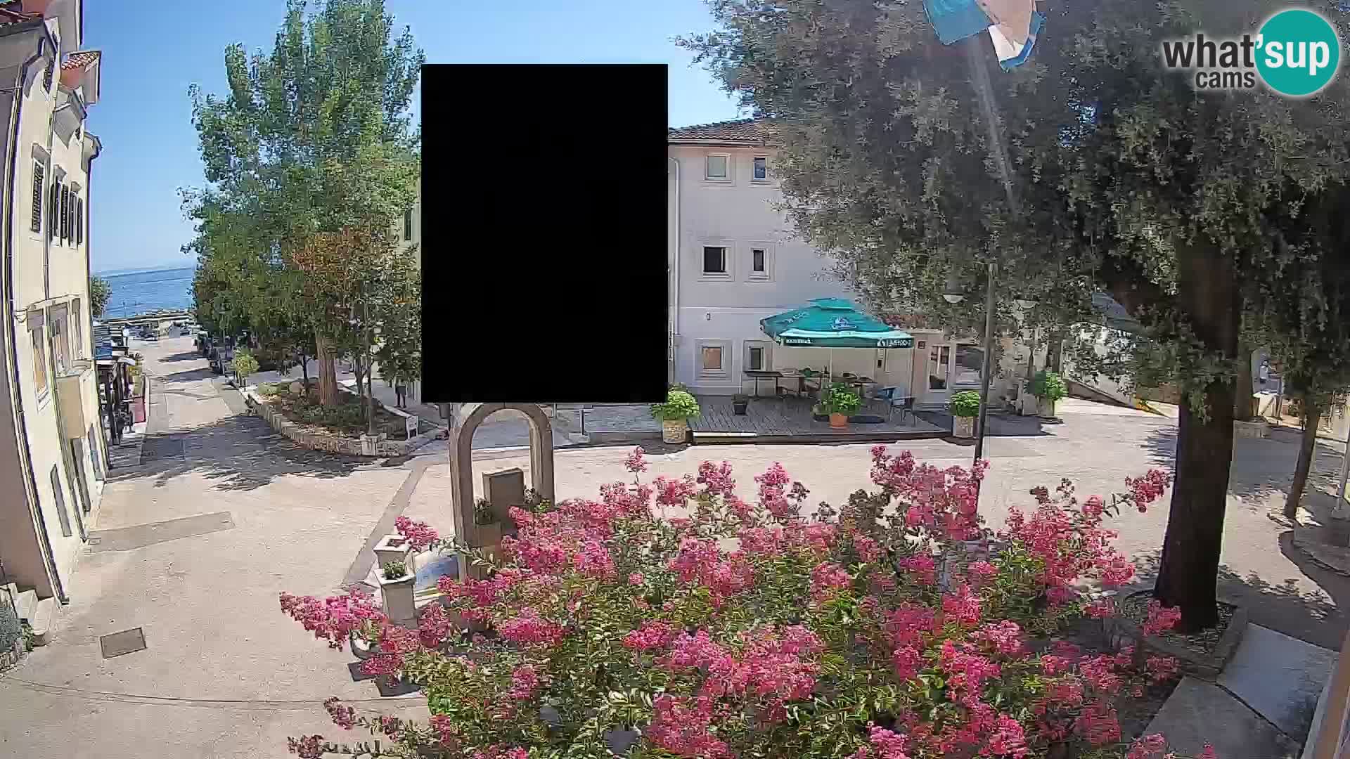 Webcam Centro Draga di Moschiena – Vista live sul centro