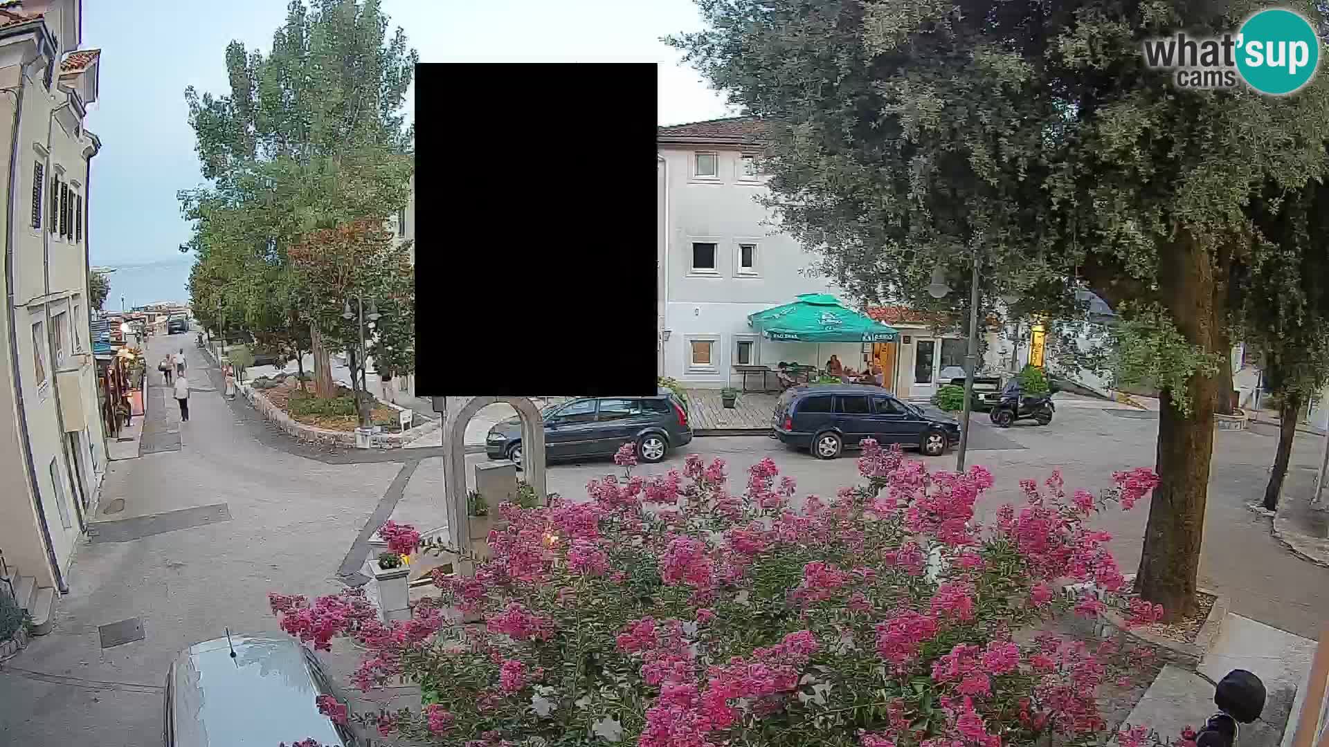Webcam Mošćenička Draga Center – Live View of the Town Center