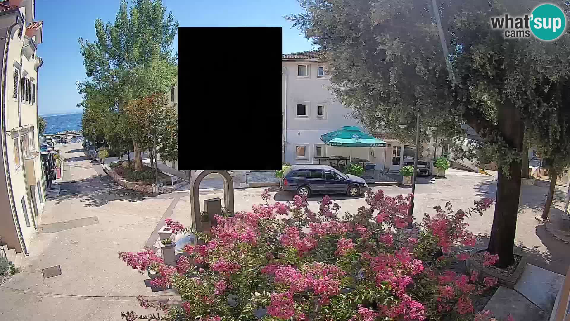 Webcam Mošćenička Draga Zentrum – Liveblick auf das Ortszentrum