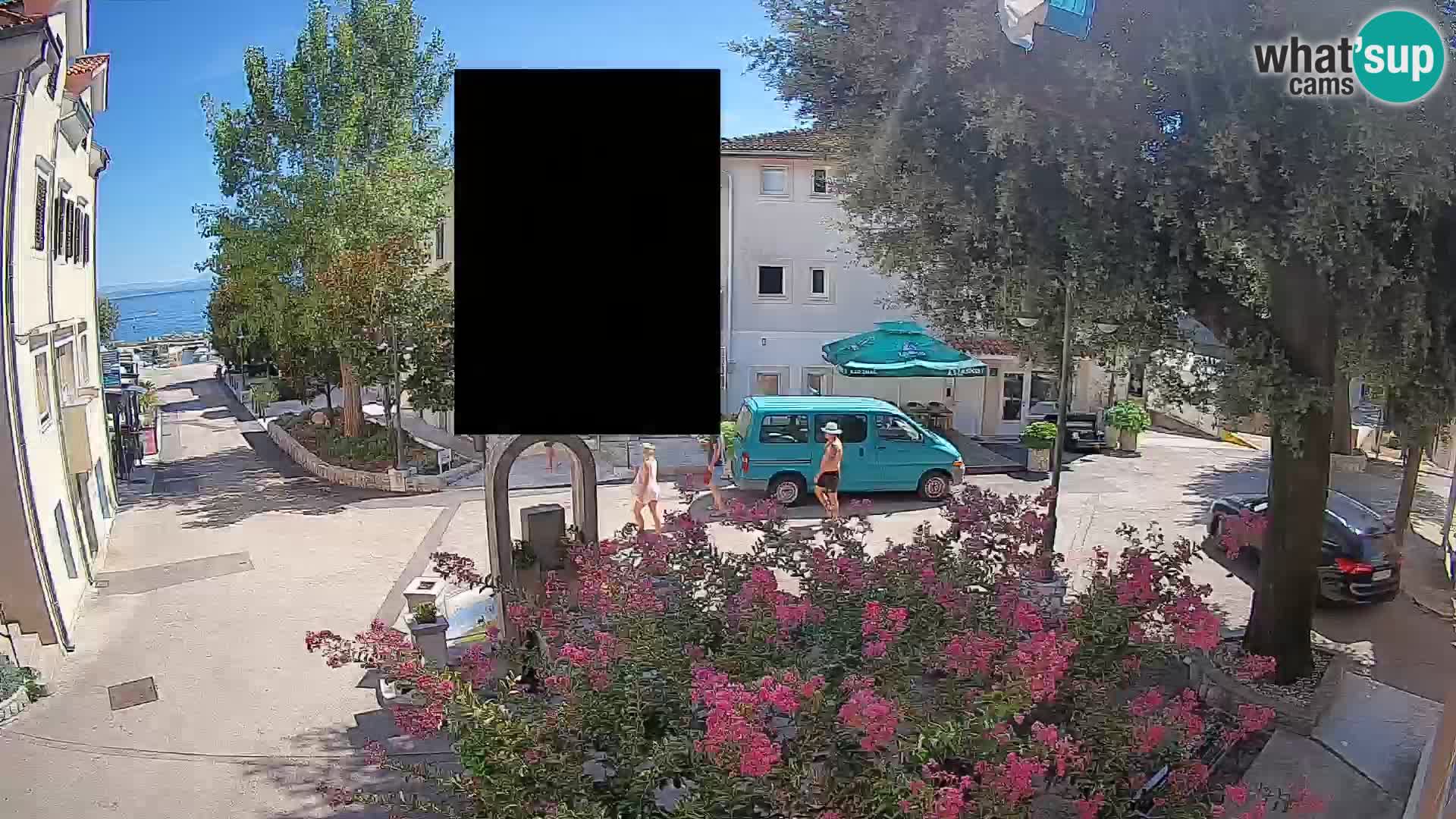 Webcam Centro Draga di Moschiena – Vista live sul centro