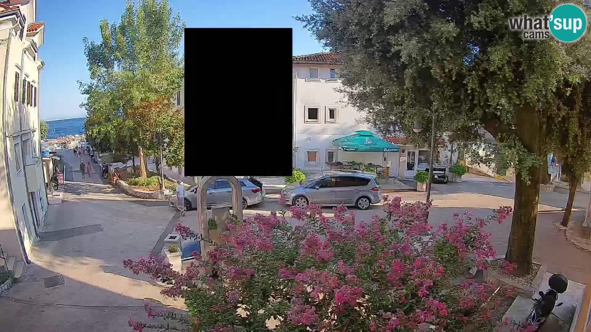 Webcam centre de Mošćenička Draga – Vue en direct du centre-ville
