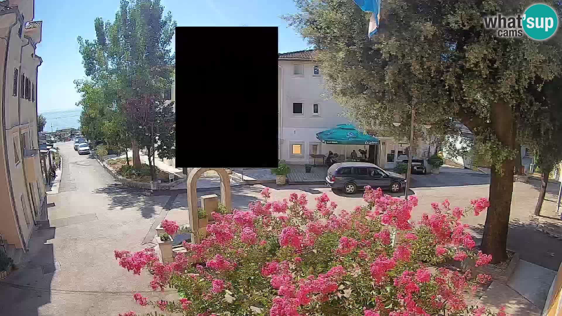 Webcam Centre de Mošćenička Draga – Vue en direct du centre-ville
