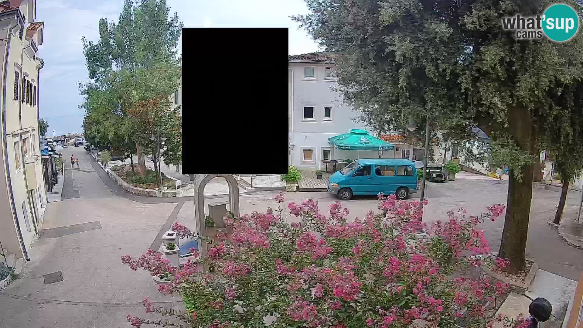 Webcam centre de Mošćenička Draga – Vue en direct du centre-ville