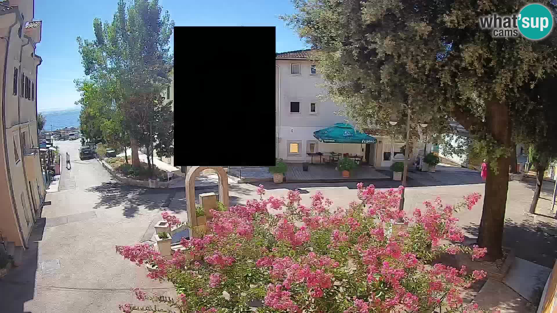 Webcam Mošćenička Draga Zentrum – Liveblick auf das Ortszentrum