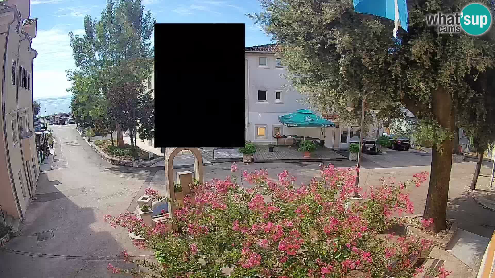 Webcam Mošćenička Draga Center – Live View of the Town Center