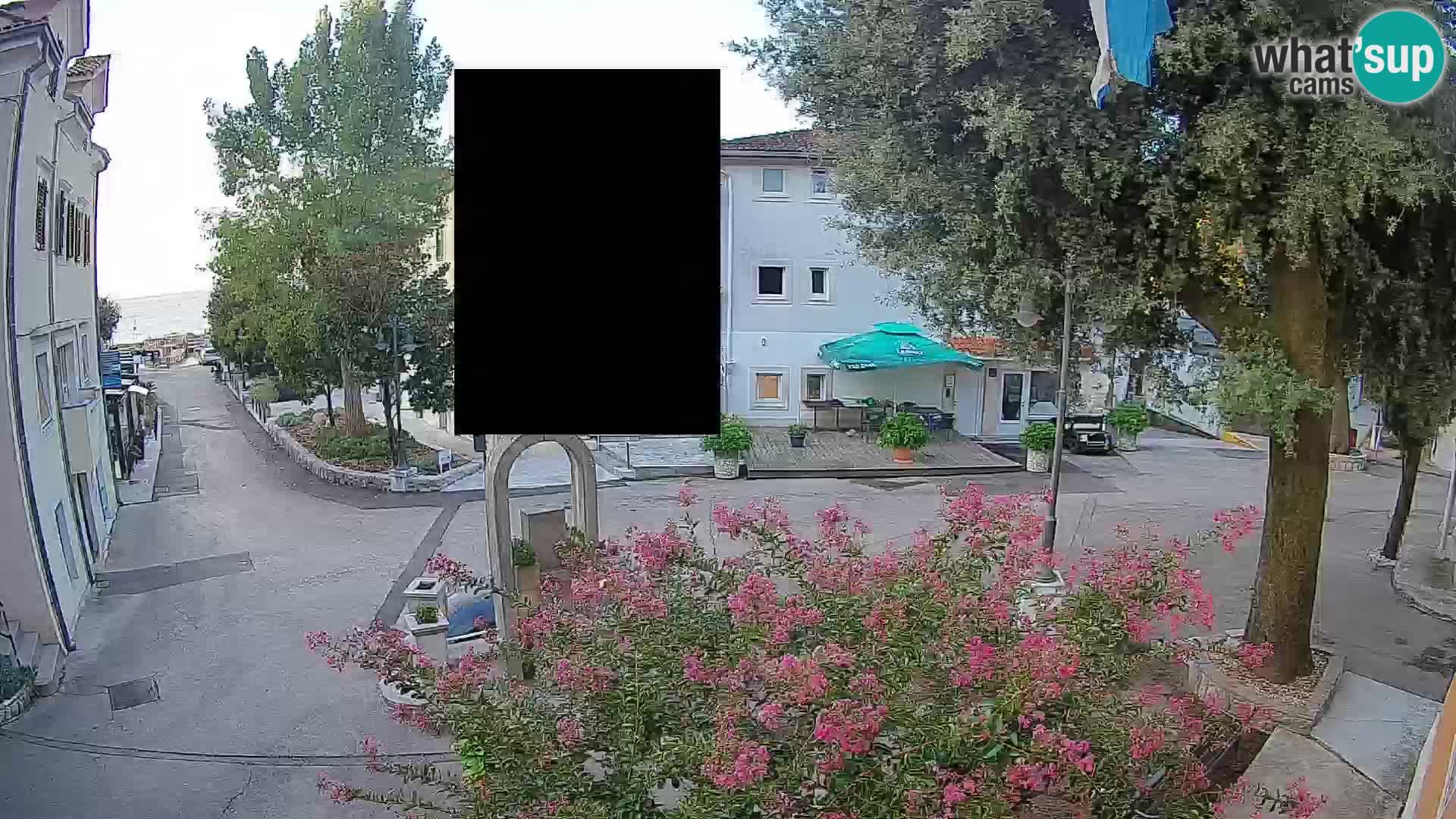 Webcam Mošćenička Draga Center – Live View of the Town Center