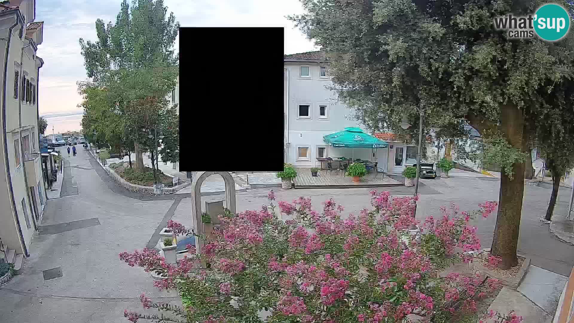 Webcam centre de Mošćenička Draga – Vue en direct du centre-ville