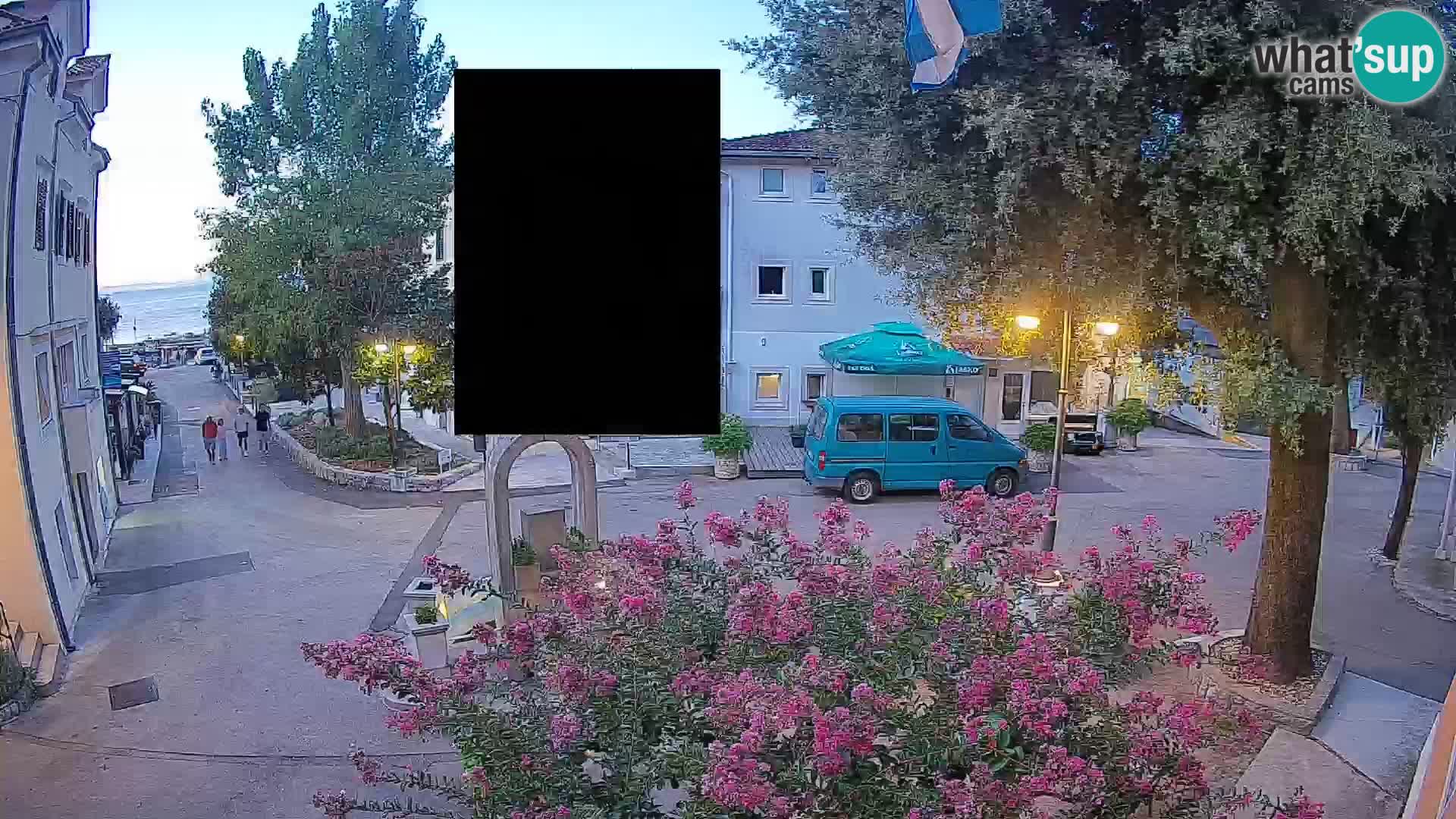 Webcam Centro Draga di Moschiena – Vista live sul centro
