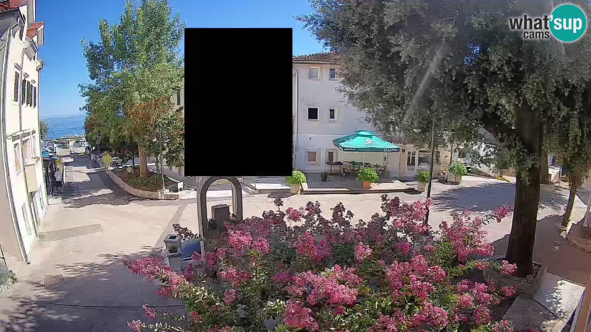 Webcam Mošćenička Draga Zentrum – Liveblick auf das Ortszentrum