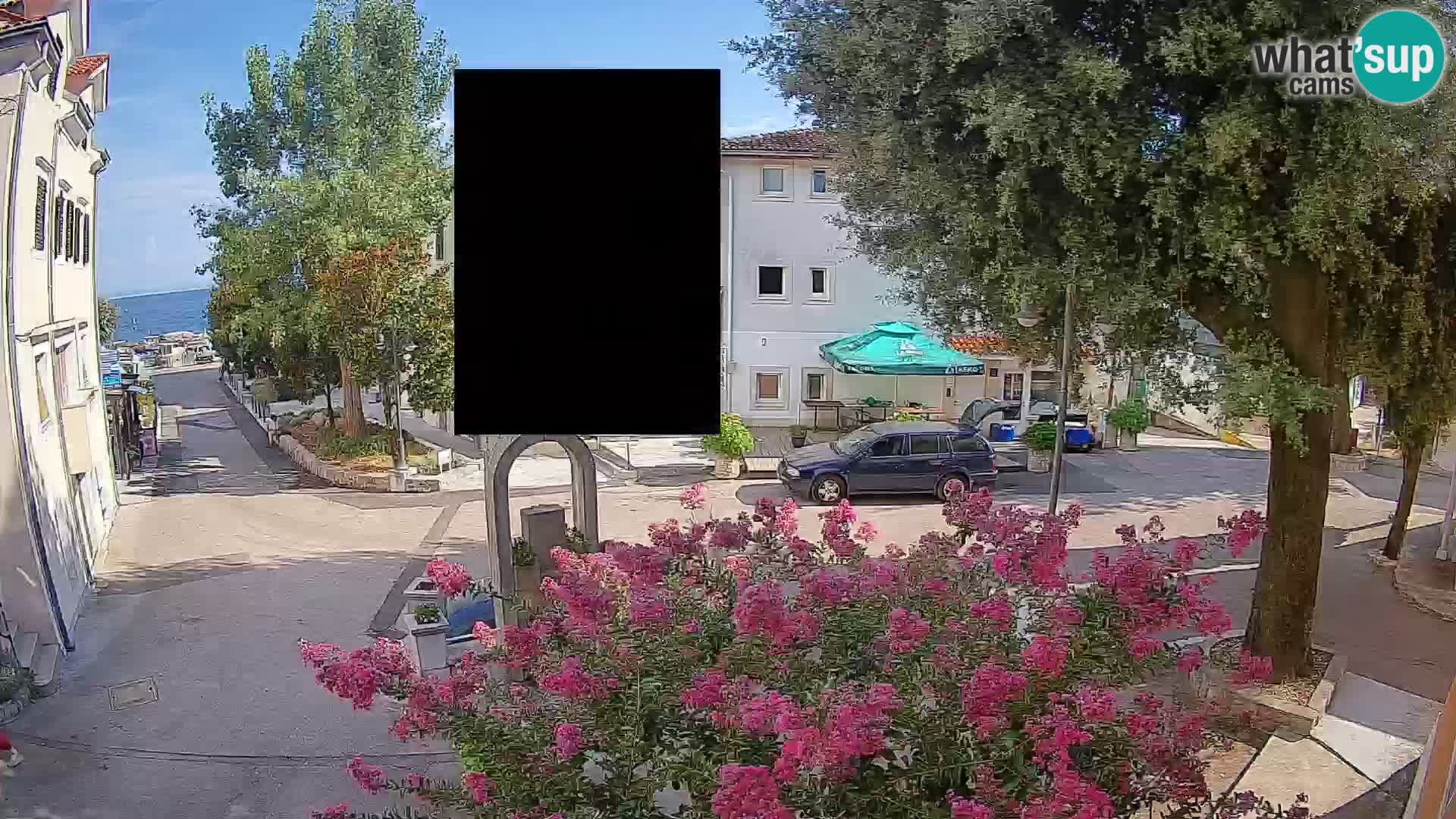 Webcam Mošćenička Draga Center – Live View of the Town Center