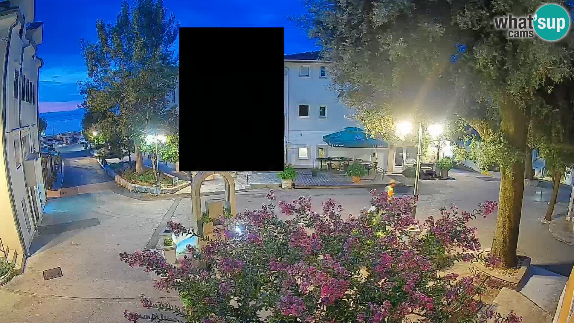 Webcam Mošćenička Draga Center – Live View of the Town Center